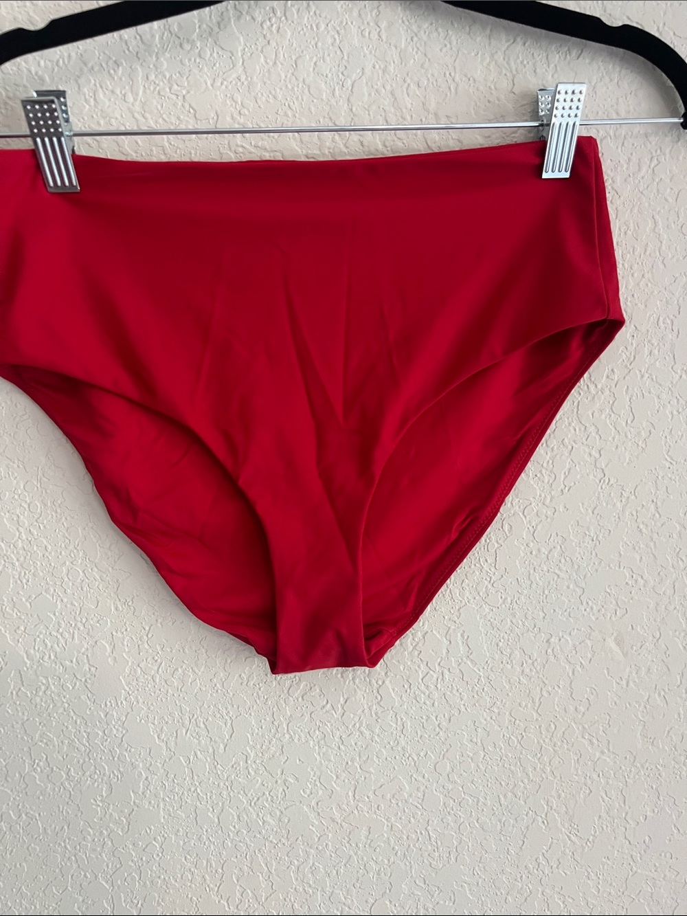 Quince Red High-Waist Bikini Bottom